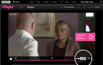 BBC iPlayer catch-up TV