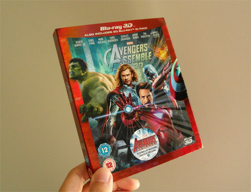 The Avengers 3D lenticular sleeve cover