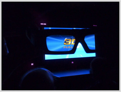 3D picture as seen from 3D glasses