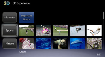 Sony 3D Experience service