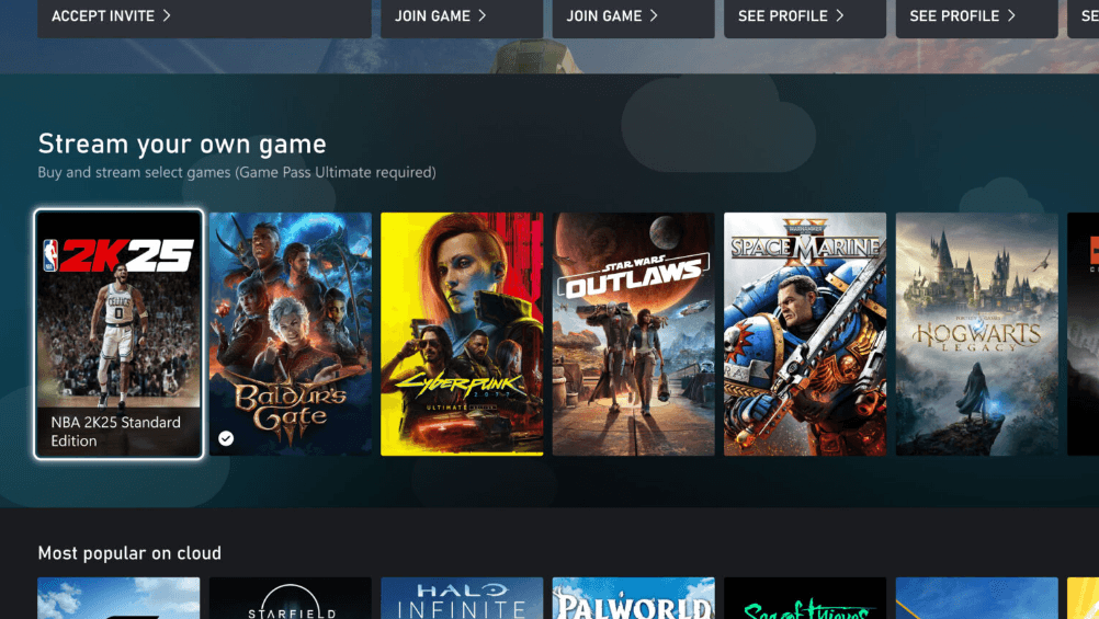 Microsoft expands Xbox Cloud gaming to titles you own
