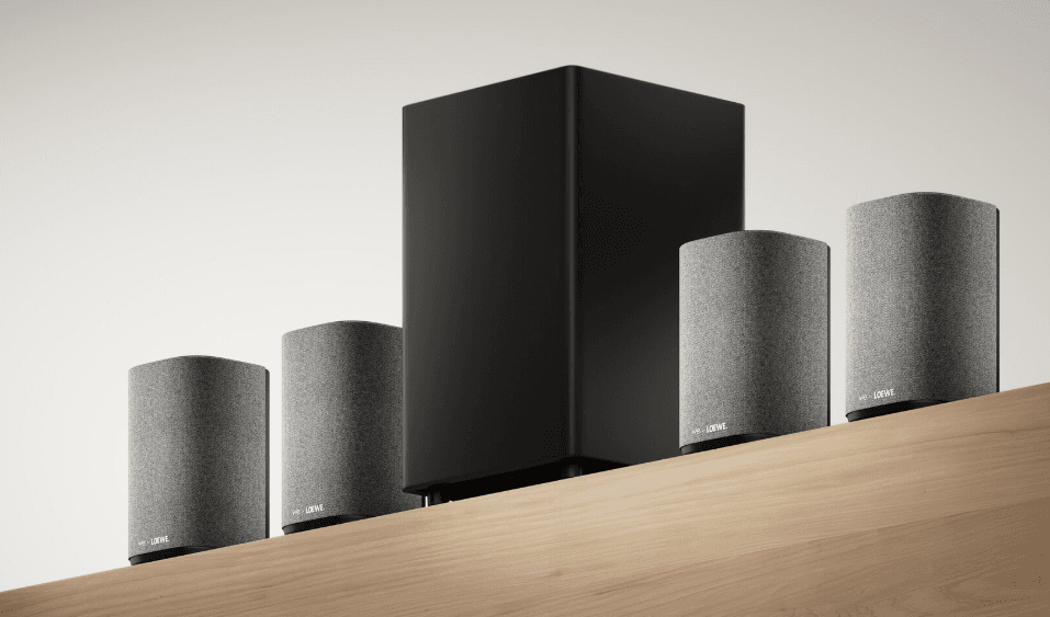 Loewe's We. BOOST creates an immersive 3D soundscape in any room