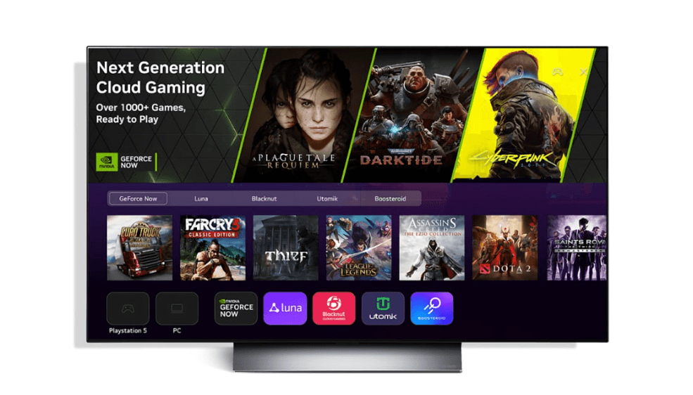 LG's Gaming Portal becomes the first cloud service to support 4K/120Hz games