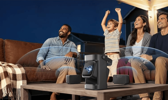 Anker's newest portable projector has pop-out speakers