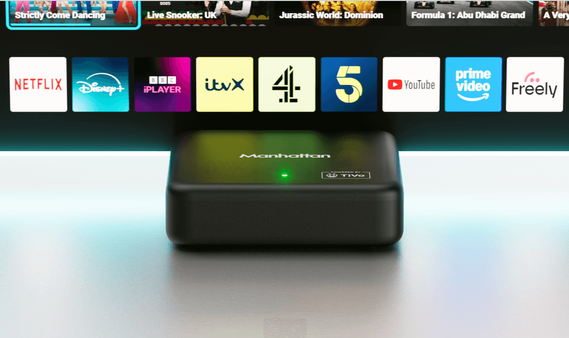 Manhattan's Aero 4K TV Streamer brings Freely to any TV