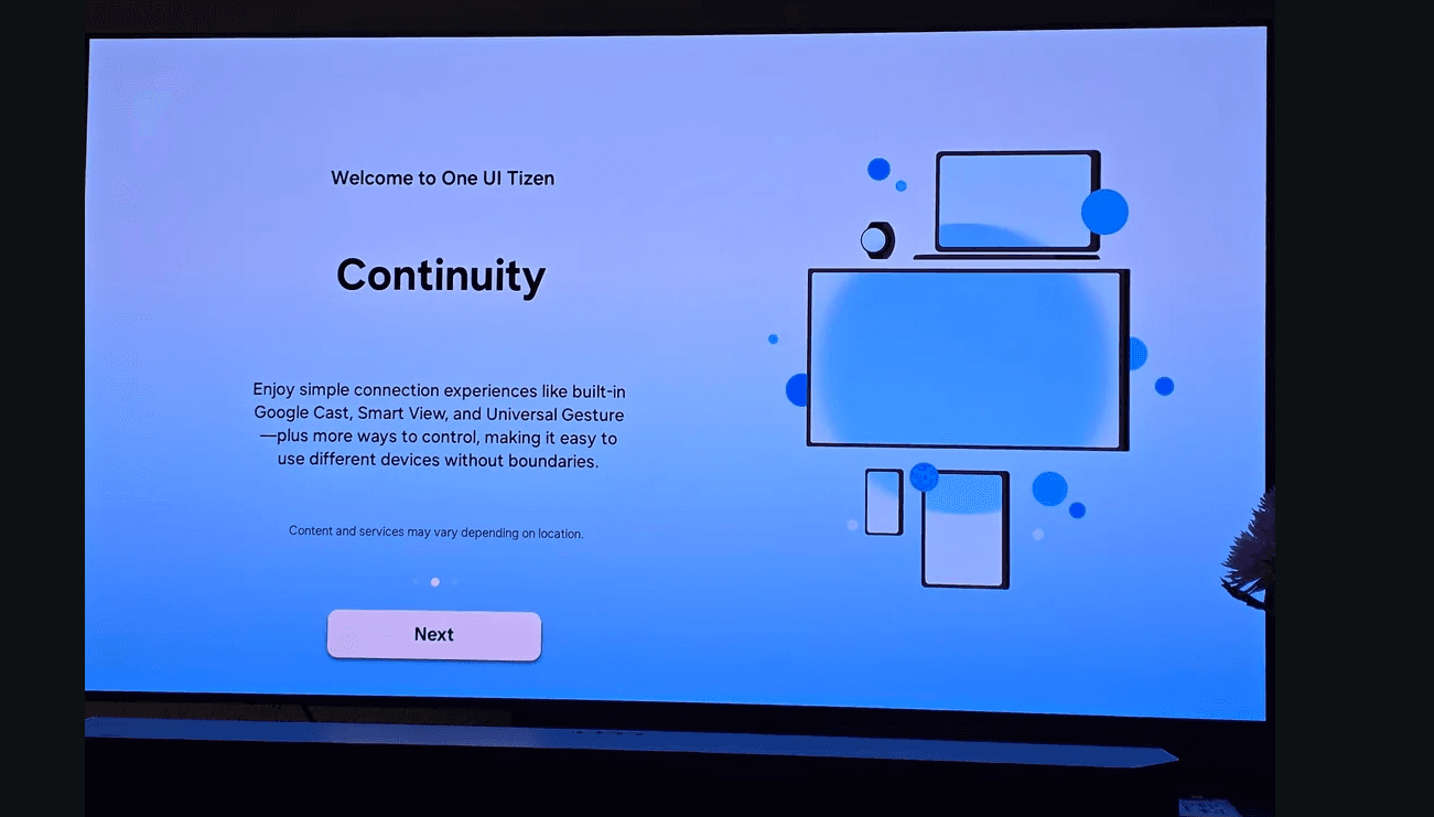 Samsung starts rolling out support for Google Cast on its TVs