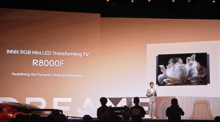 Dreame's first RGB LED TV has mechanical speakers that move