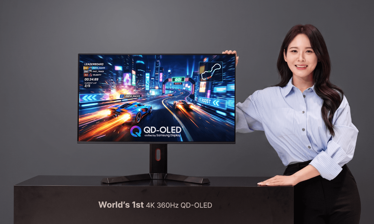 Samsung Display to showcase first V-Stripe QD-OLED monitor panel