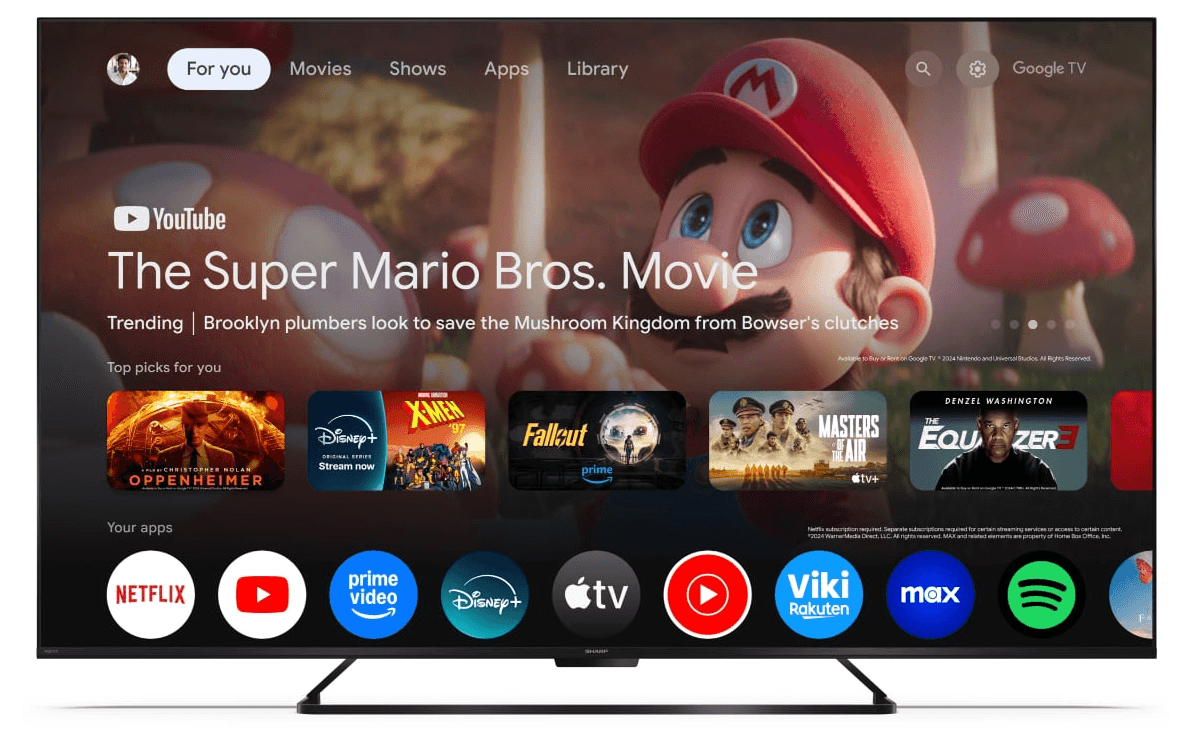 Sharp targets gamers with affordable HDMI 2.1 Google TVs