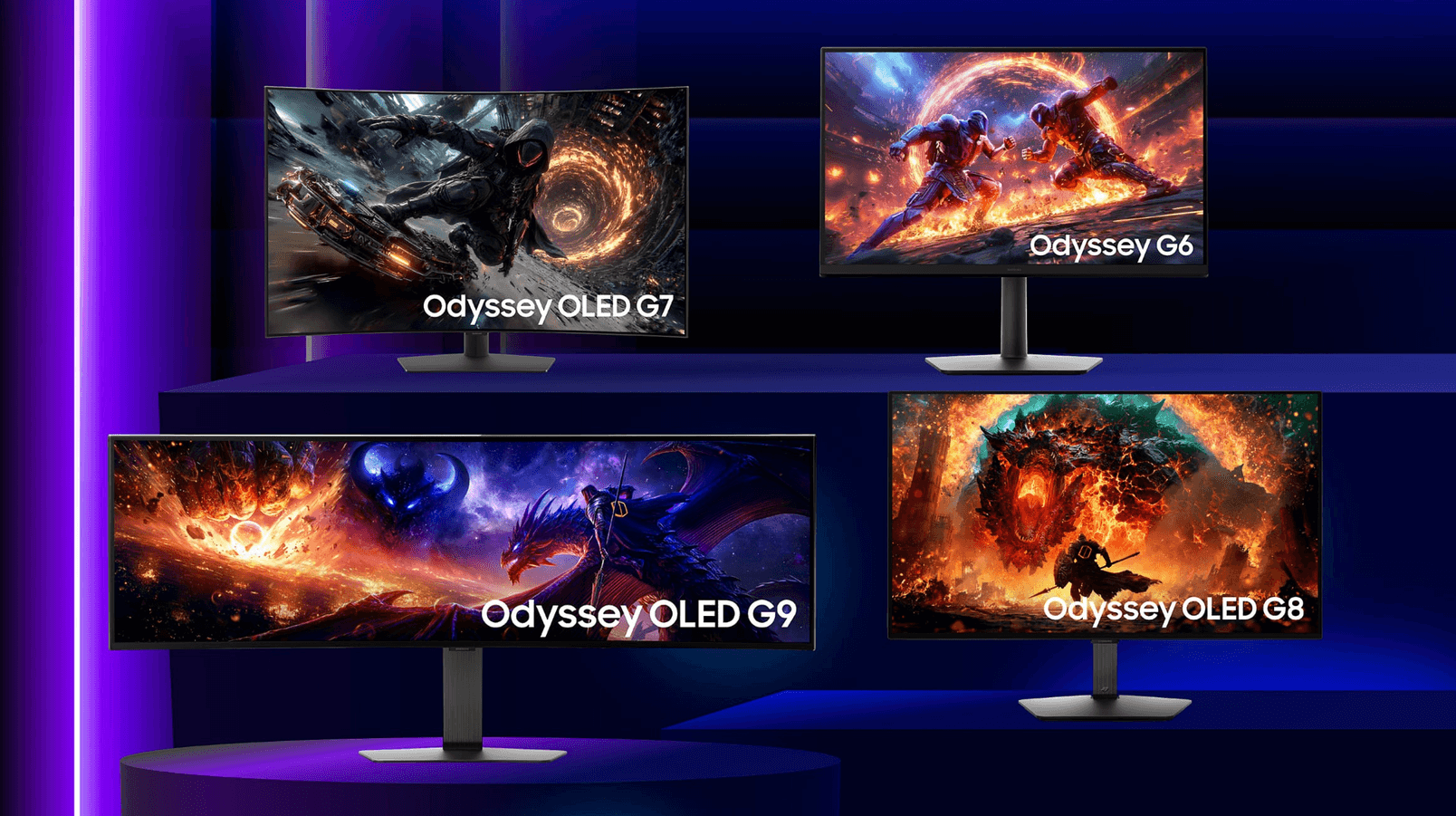 Samsung unveils slick, super-fast 2027 Odyssey gaming monitors