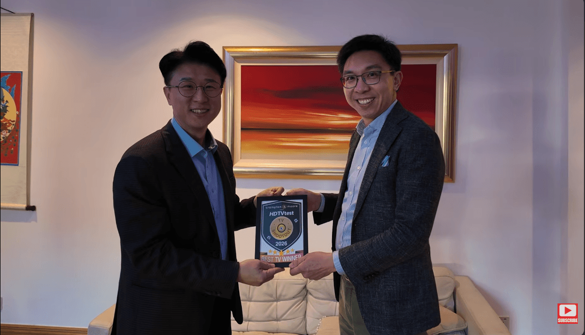 Samsung's S99H QD-OLED TV named best TV of 2026 in HDTVTest's annual shootout