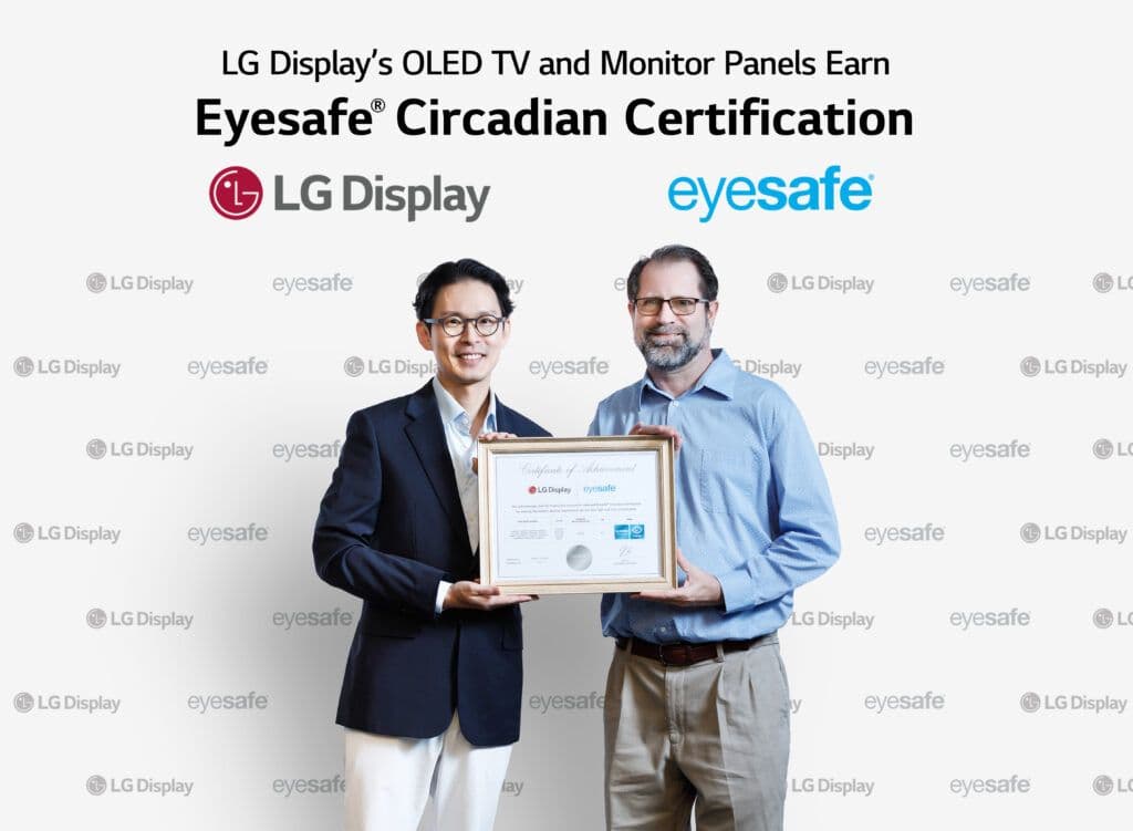 LG's OLED displays land Eyesafe Circadian Certification award