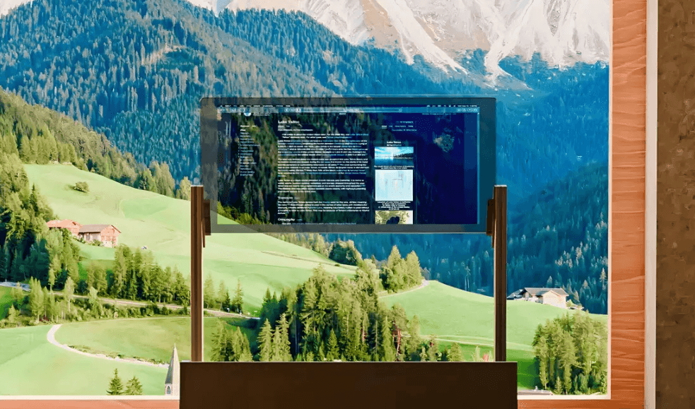 World's first transparent monitor is made from glass, not OLED