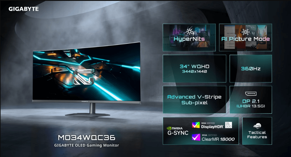 OLED monitors galore on show at CES 2026