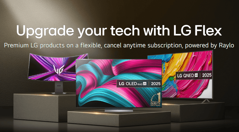 You can now rent one of LG's OLED TVs with a Flex subscription