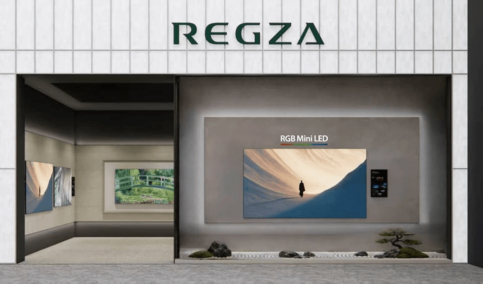Toshiba's REGZA TV brand showcases its flagship RGB LED TV in Europe