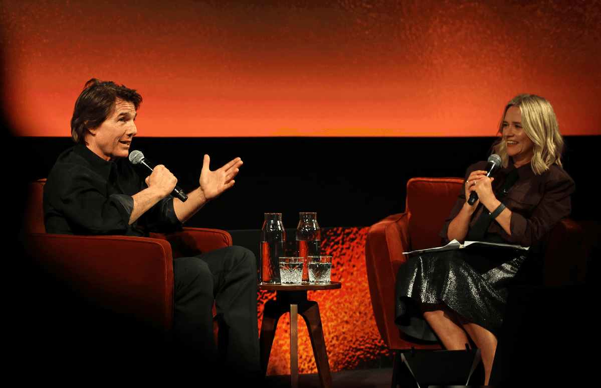 Tom Cruise hails physical film, big-screen expriences and human craftmanship