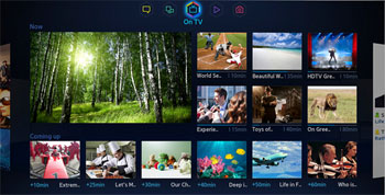 Samsung's new Smart TV interface for 2013