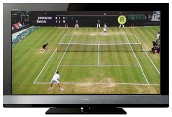 Wimbledon 3D on Sony TV