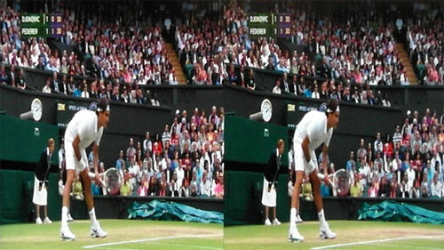 Wimbledon in side-by-side 3D