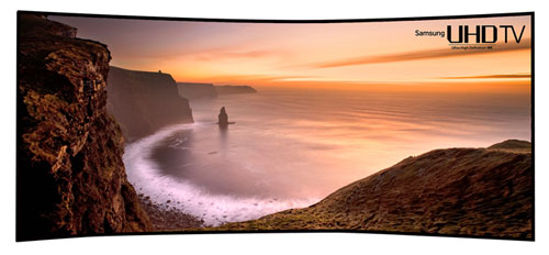 Samsung 105in curved 4K TV