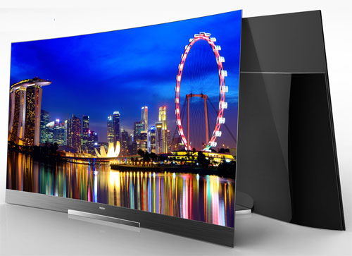 Haier curved OLED TV