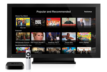 Hulu Plus app on Apple TV