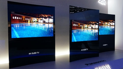 Panasonic curved 4K OLED TV