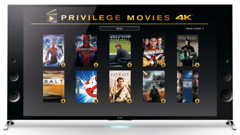 Sony's 4K Privilege Movies