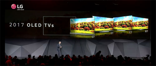 LG W7 Wallpaper TV G7 Lead Strong 2017 OLED Lineup
