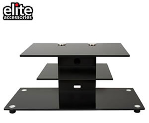 Elite black TV Stand