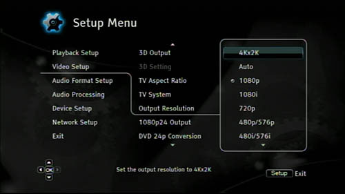 Output Resolution