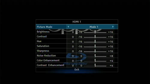 Setup menus