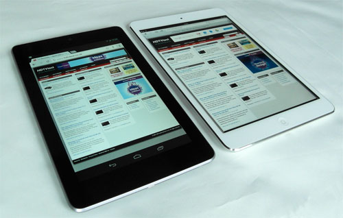 iPad Mini vs Nexus 7 shootout