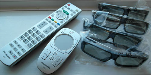 Remote controls and 3D glasses