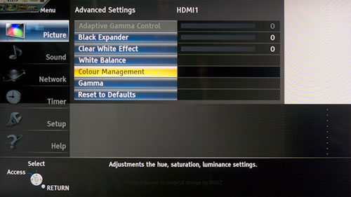 Advanced settings