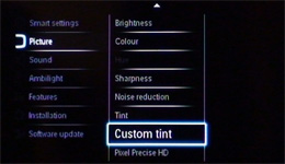 Custom tint submenu page 1