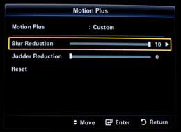 [Motion Plus] menu