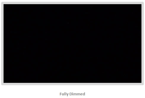 Fully dimmed