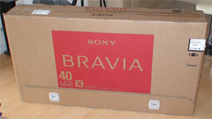 Sony KDL40X3500 Box