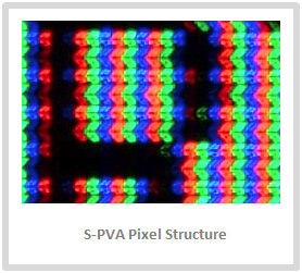 SPVA pixel structure