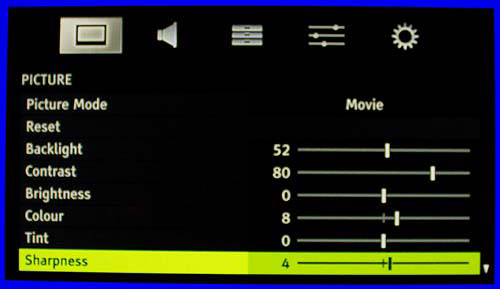 Toshiba 32SL753B [Picture] menu