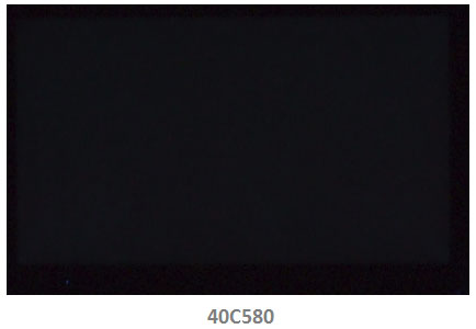 Black level on Samsung LE40C580