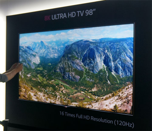 LG 98in 8K TV