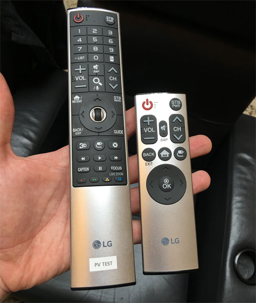LG 2016 remotes