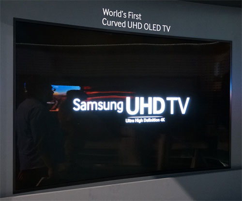 Samsung curved 4K OLED