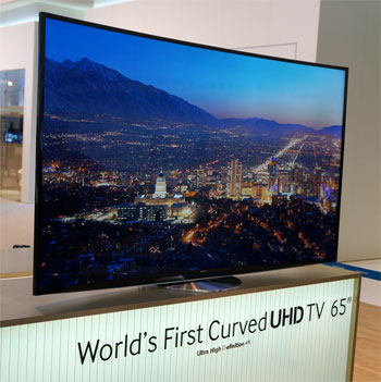 Samsung curved 4K LED